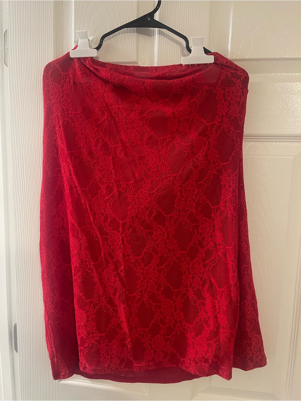 Fashion Nova Red Lace Dress